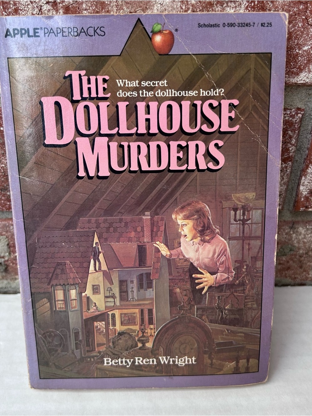 The Dollhouse Murders Betty Ren Wright Vintage Paperback 1983 0590332457